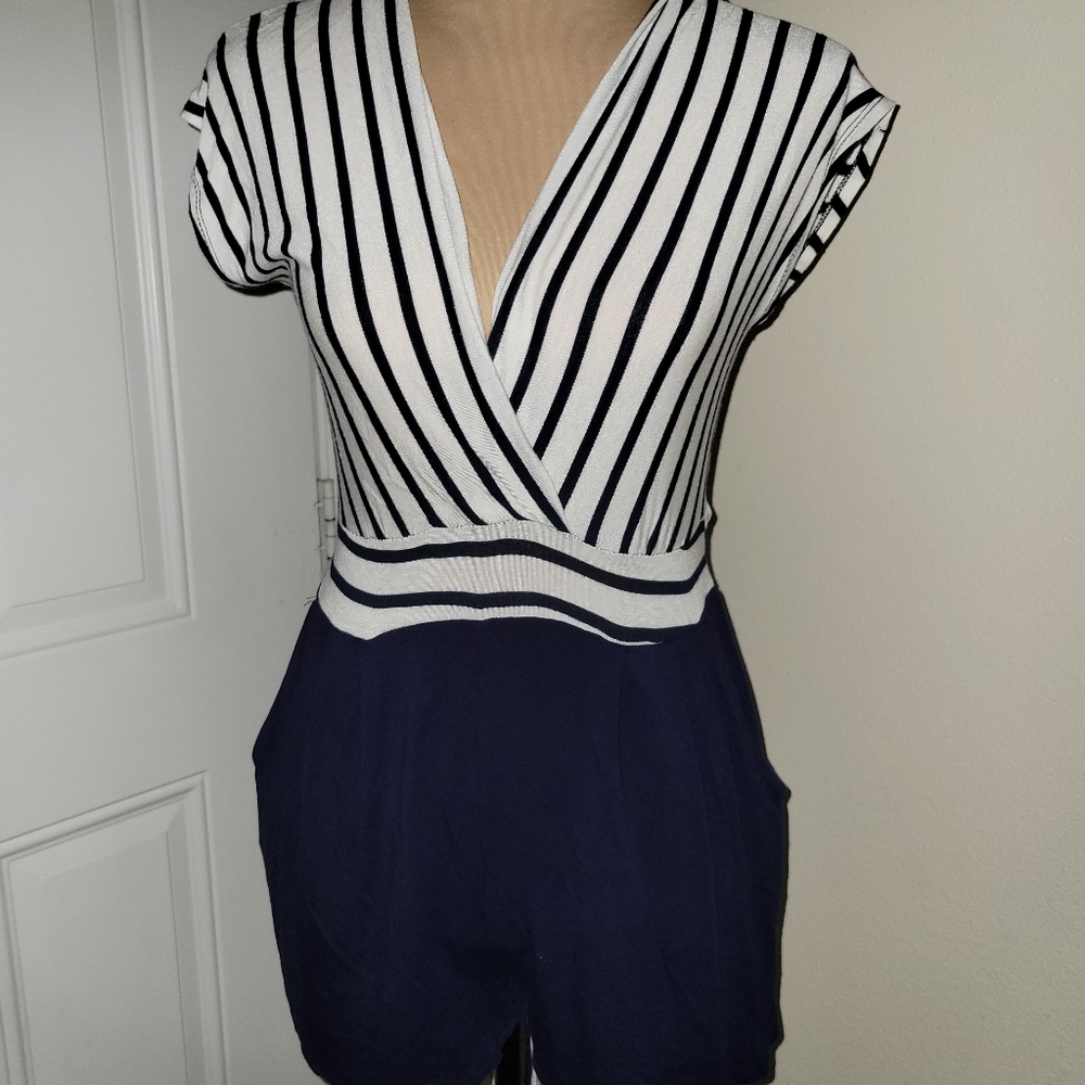 Blue S Romper